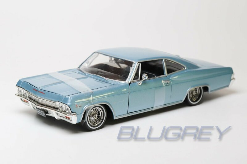 WELLY 1/24 ローライダー シボレー インパラ SS 396 1965 ライトブルー Mijo限定 Low Rider Chevy Impala ミニカー