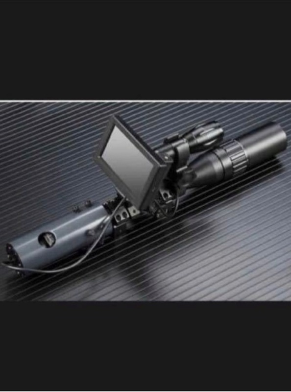 850nm ナイトビジョン ライフルスコープ ハンティング スコープ 視力戦術 デジタル 赤外線 バッテリモニタ 懐中電灯防水