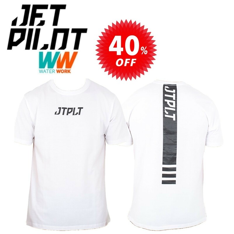 ジェットパイロット JETPILOT Tシャツ セール 40%オフ 送料無料 バックヒッツ Tシャツ S20668 ホワイト M