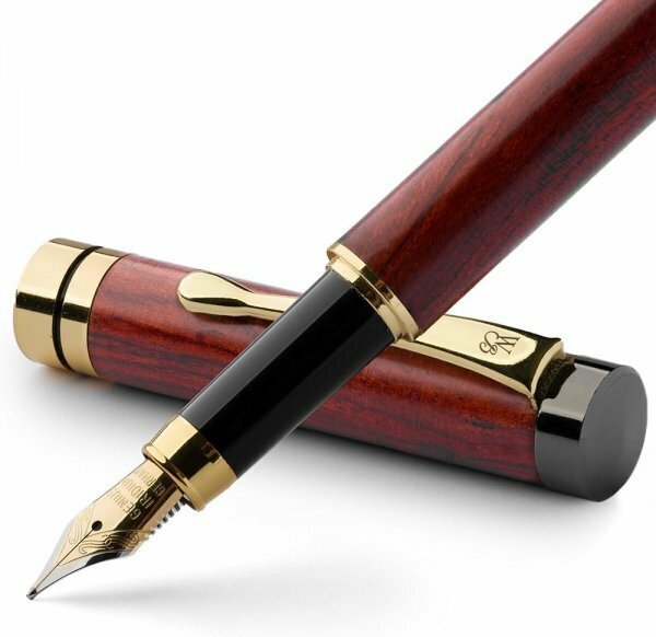 ワーズワース＆ブラック最高級のプレミアムな木製万年筆（ローズウッド）