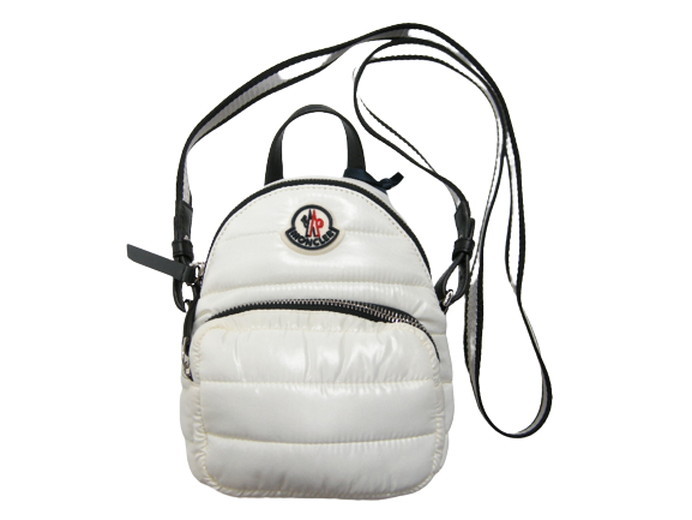 サイズFREE■新品 本物■モンクレール/KILIA SMALL BAG/ダウンリュック型ショルダーバッグ/ポーチバッグ/レディース/MONCLER/ホワイト系