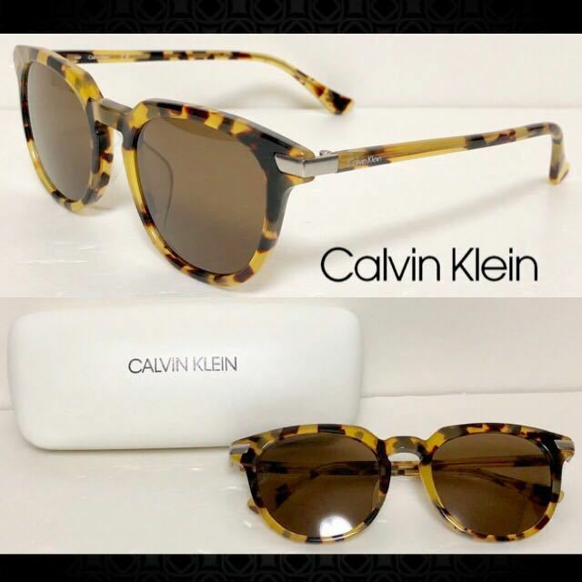 新品 送料無料 CK CALVIN KLEIN カルバンクライン サングラス CK4325SA 214 ハバナブラウン レンズ ブラウン