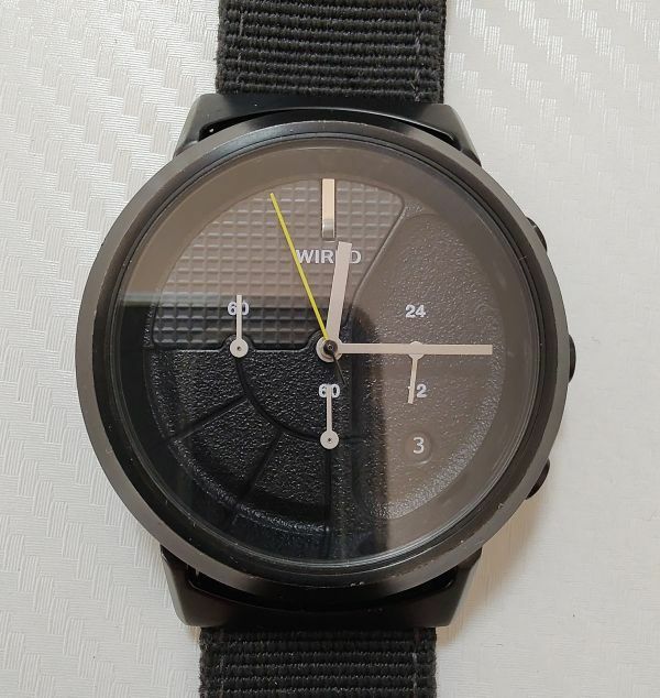 ◆セイコー　WIRED　クオーツ腕時計　クロノグラフ　[VD53-KPF0]