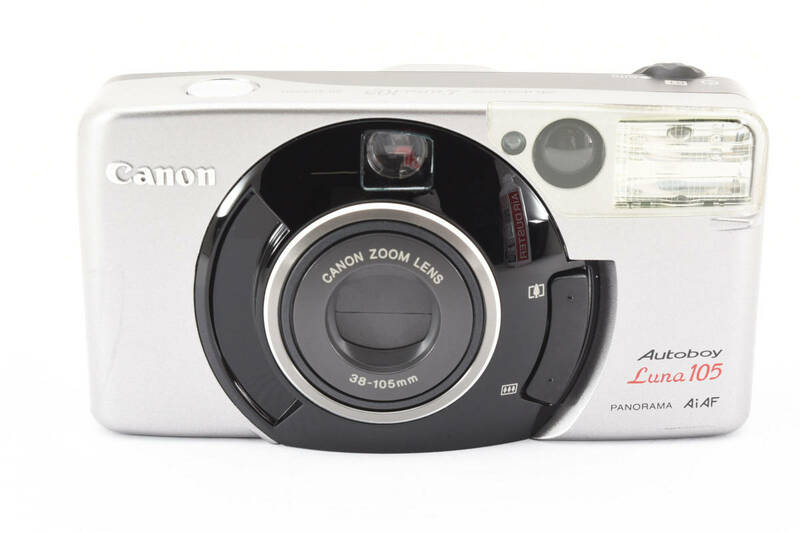 [良品] Canon Autoboy Luna 105 キャノン オートボーイ ルナ ズーム 35mm フィルム コンパクト カメラ オートフォーカス 動作確認済み