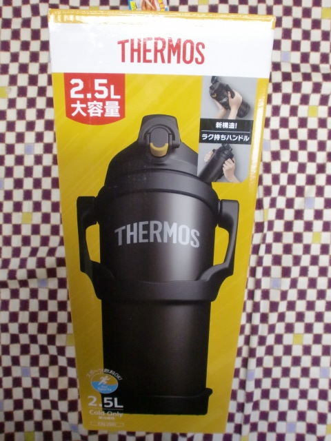 ◇◆【新品】THERMOS サーモス 2.5L 大容量 保冷専用 黒 FJO-2500◆◇