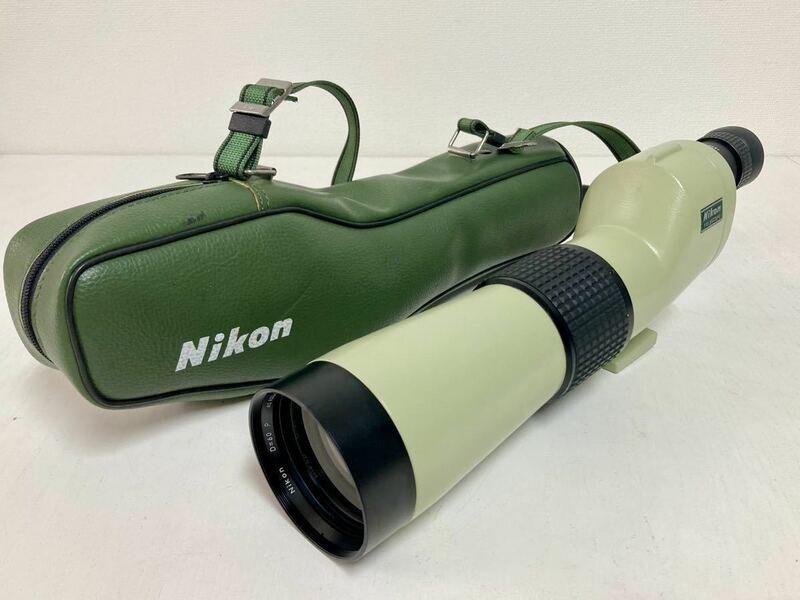 管11995t Nikon FIELD SCOPE ニコン フィールドスコープ D=60 P 20× ソフト ケース 付き 単眼鏡 望遠鏡