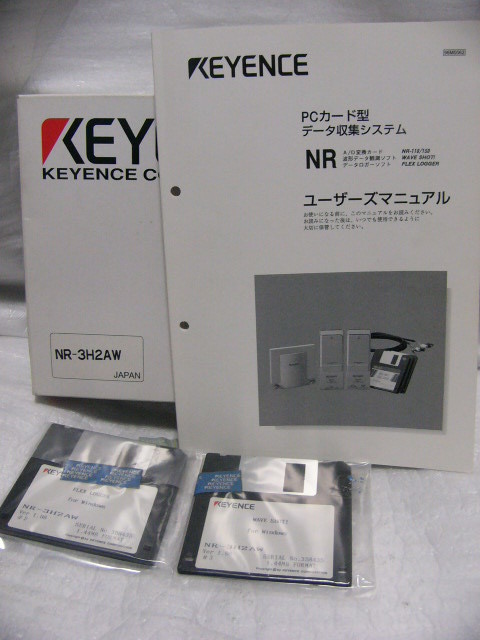★新品★ Keyence NR-3H2AW Ver1.08 NR-100/NR-110対応ソフト マニュアル本付