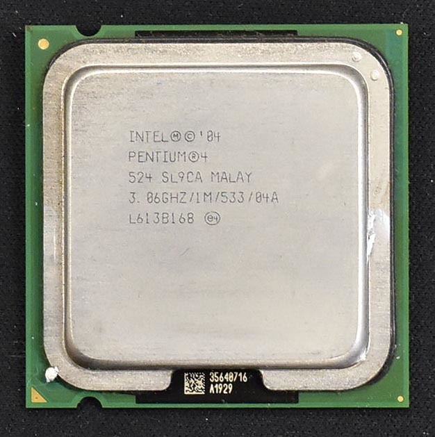 Intel Pentium 4 524 SL9CA LGA775 Socket775 Prescott (動作確認済 中古品) (管:SAC51