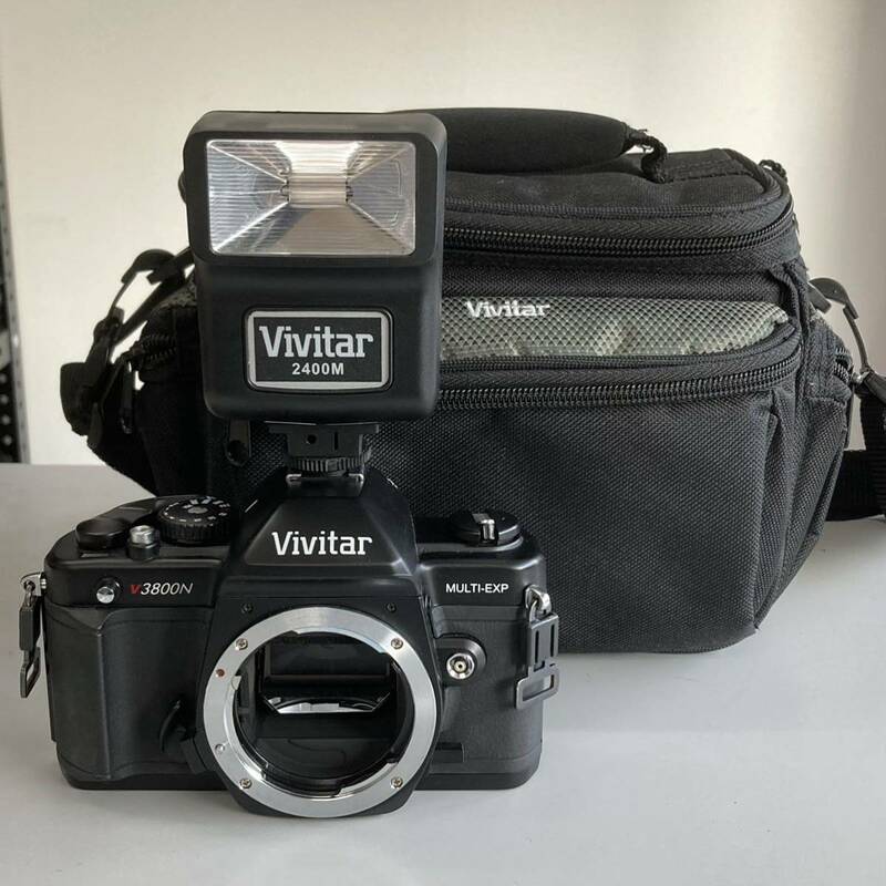 【動作OK・バッグ等付】ビビター　Vivitar V3800N Kマウント一眼レフ