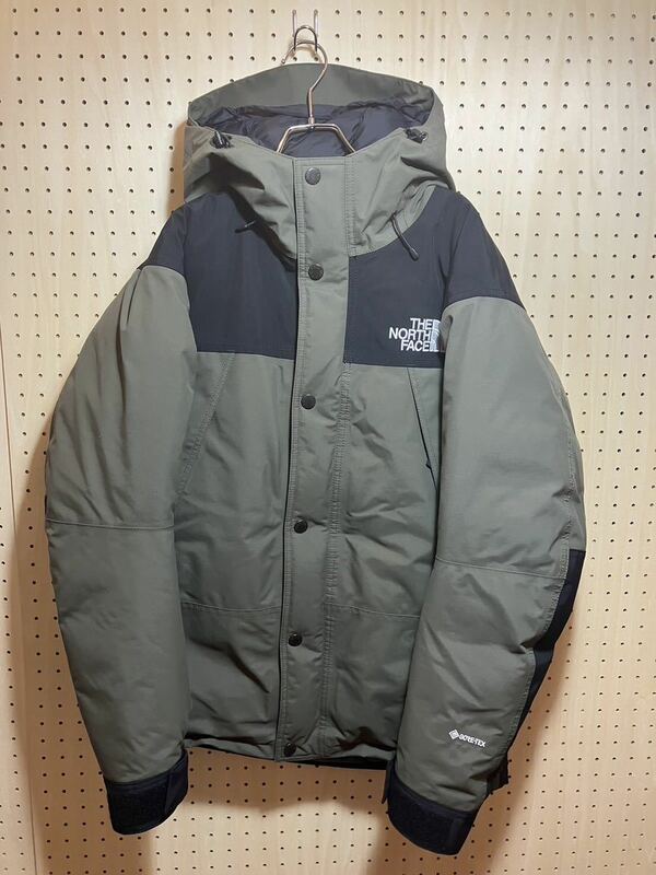 【M】THE NORTH FACE Mountain Down Jacket Newtope GORE-TEX ザノースフェイス マウンテン ダウン ジャケット オリーブ ゴアテックス F348