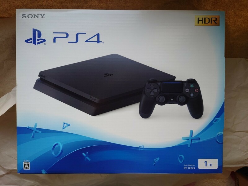 PlayStation 4 ジェット・ブラック 1TB CUH-2100BB01　未使用　プレイステーション4 