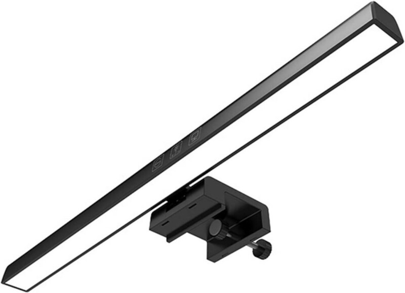 Makilight モニターライト 33cm USB デスクライト モニター掛け式 非対称配光 タッチセンサー調色調光 スクリーンライト ブラック