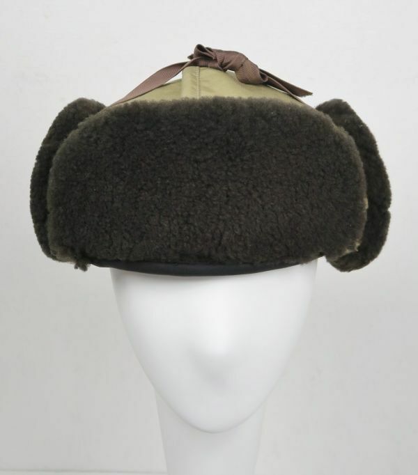 L.L.Bean エルエルビーン USA製 ムートン ボア キルティング 帽子 キャップ 耳当て付き size LARGE b7762