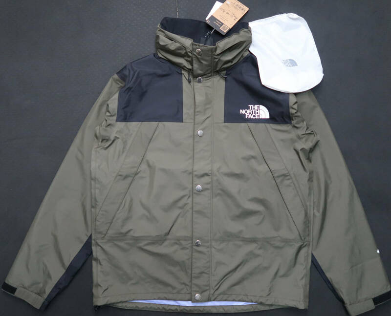 ◯ 新品 33000 メンズ XL ノースフェイス マウンテンレインテックスジャケット 防水透湿 GORE-TEX レインウエア ビルトインフード NP12333