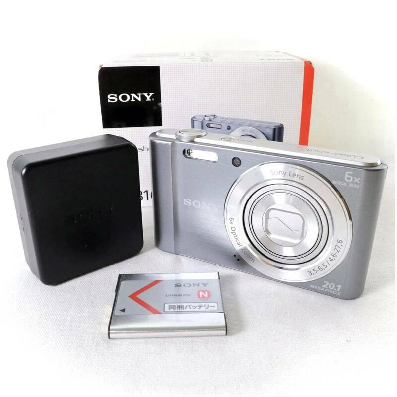 《訳あり 外観新品級》 コンパクトデジタルカメラ ソニー SONY DSC-W810 シルバー k2547