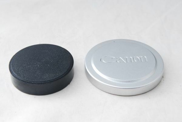 ☆Canon メタルキャップ Leica L マウント 50mm 1.4用 + リアキャップ (10)