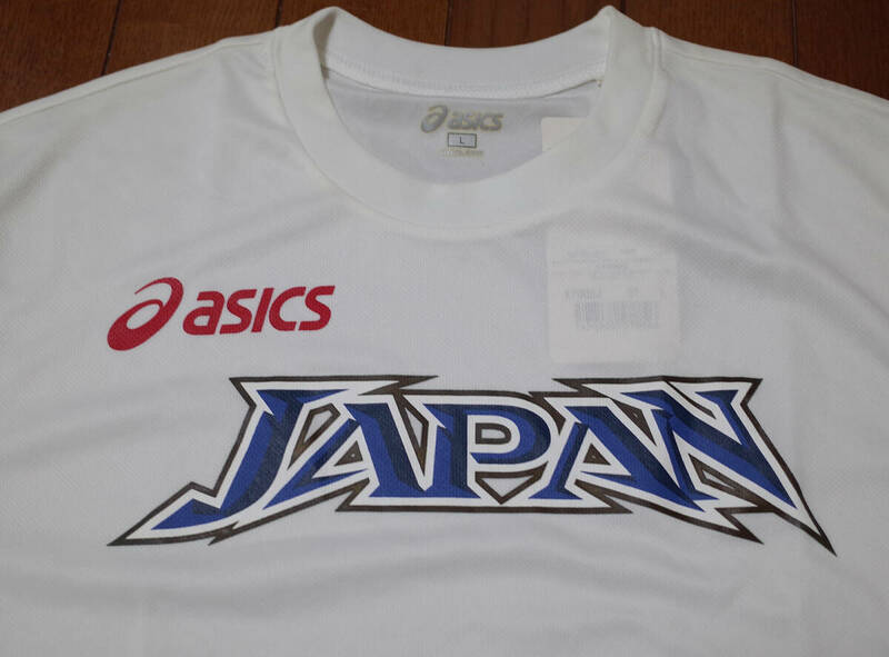 新品未使用 asics アシックス JAPAN Tシャツ Lサイズ XT902J デッドストック ヴィンテージ レトロ