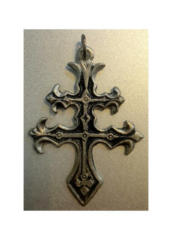 AzureGreen: Patriarchal cross pendant 正教