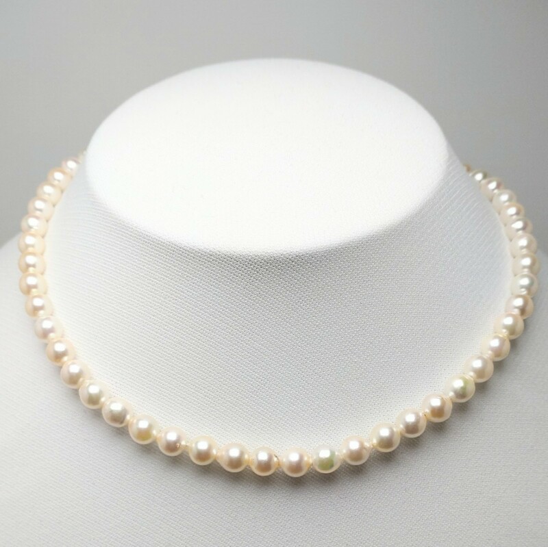 ∮真珠専門館∮ アコヤ真珠 6.5-7.0mm ネックレス 大特価（税込み価格）