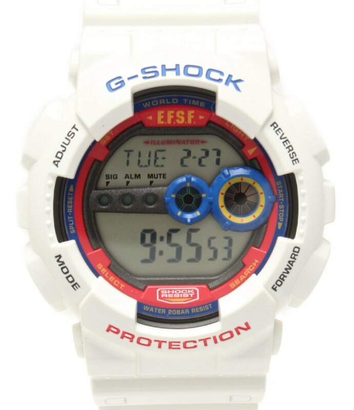 美品 カシオ 腕時計　 ガンダムコラボ GD-100 G-SHOCK クオーツ メンズ CASIO [0604]