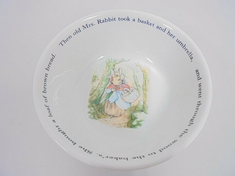 【80】WEDGWOOD ウェッジウッド PETER RABBIT ピーターラビット お皿 ボウル 多少の汚れ有り