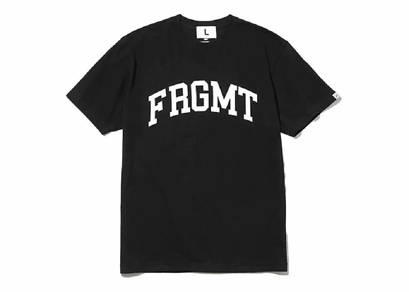 送料無料 黒M FRAGMENT UNIVERSITY FRGMT UNV Tシャツ フラグメント Tee