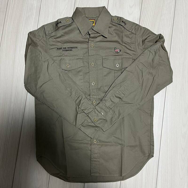 Sサイズ Human Made military shirt ワークシャツ ヒューマンメイド
