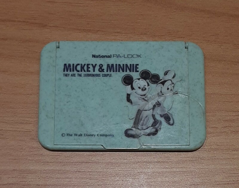 MACKEY & MINNIE National PA-LOOK コンパクト ミラー鏡 ナショナル ミッキーマウス ミニーマウス 携帯 鏡 レトロ コレクション パルック