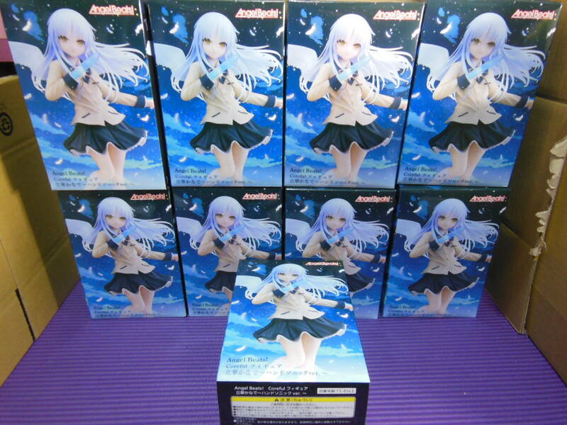 Angel Beats Coreful フィギュア 立華かなで ハンドソニック ver. 9個セット Kanade Tachibana Hand Sonic 9 pcs