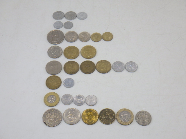 h4B016Z- 硬貨 旧硬貨 旧ユーゴスラビア ポルトガル スイス ルクセンブルク チョコスロバキア フィンランド ポーランド他 計31枚