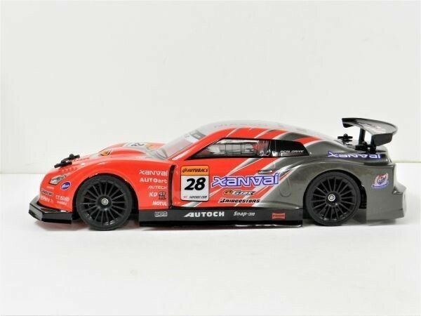 【塗装済み完成品フルセット 最高時速30ｋｍ/ｈ】2.4GHz 1/14 ドリフトラジコン R35 GTR タイプ 黒赤 【激安！日本全国送料無料！】