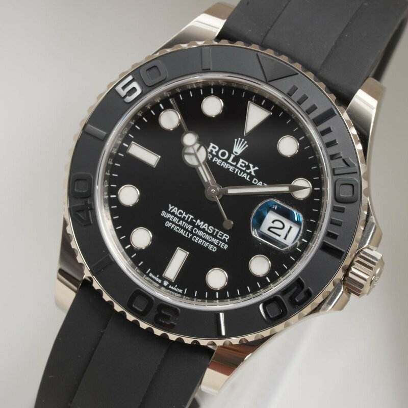 ロレックス ROLEX 腕時計 ヨットマスター 42mm 226659 WG オイスターフレックス 中古 極美品 [質イコー]