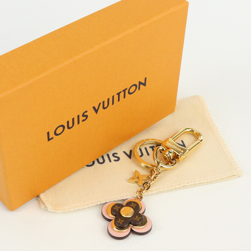 中古良品ルイヴィトンLOUIS VUITTON ブルーミング フラワーBB メタル ブランド キーリング M63085 OB0291 ランク：A us-2 レディース