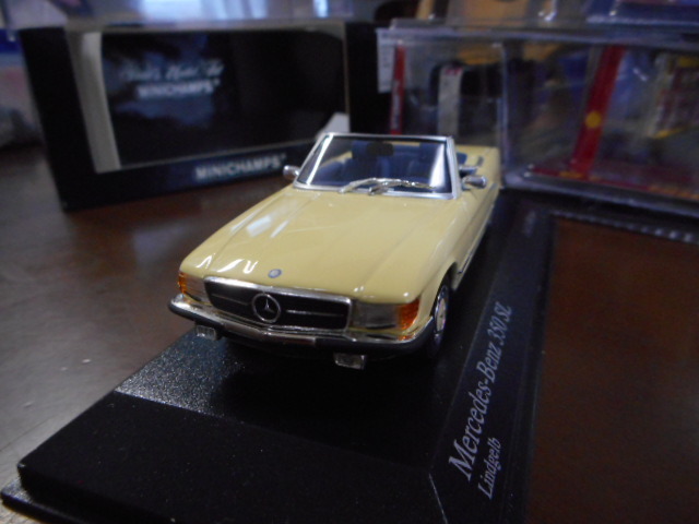 ★★1/43 ミニチャンプス メルセデスベンツ ３５０ SL 後期 1981 イエロー Minichamps MercedesーBenz 350SL R107 Yellow★★