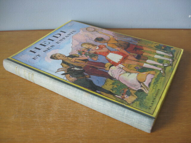 ★アンティーク品★ハイジの本 1949年 HEIDI et ses enfants フランス語