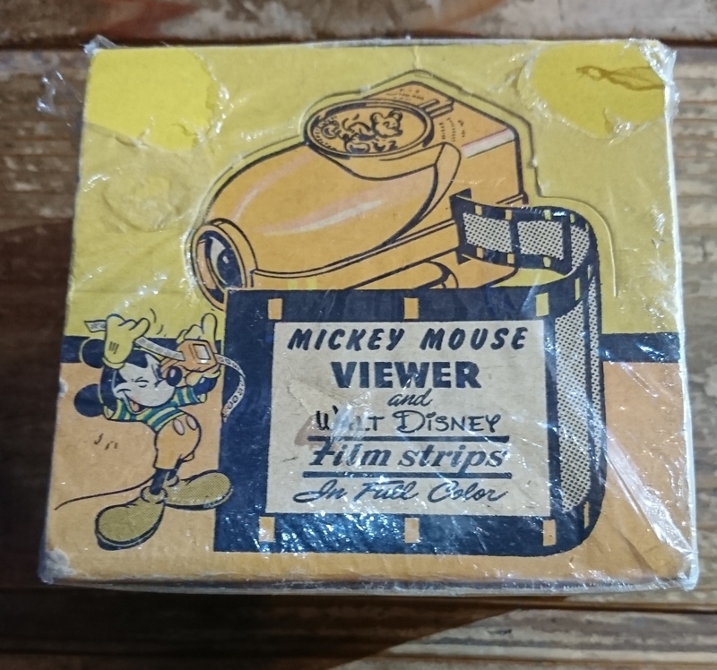 40s vintage mickey mouse film strips viewer アンティーク ミッキーマウス フィルムストリップス ビューアー 希少