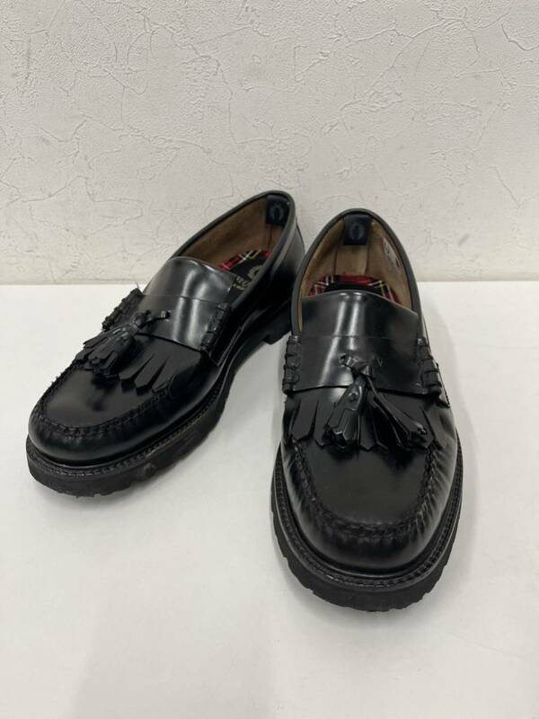 ②FRED PERRY フレッドペリー SB8071 TASSEL LOAFER タッセルローファー レザーシューズ US10