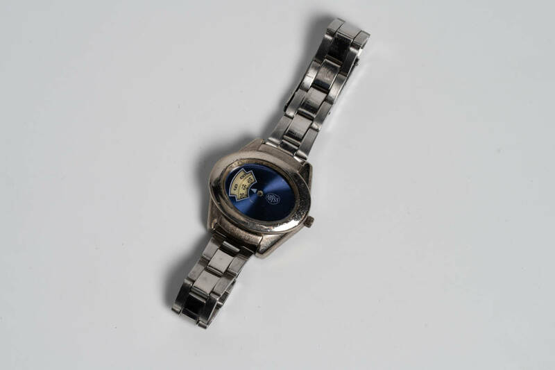腕時計 とけい 青 シルバー 銀 abyss ジャンク レディース メンズ ジャンク