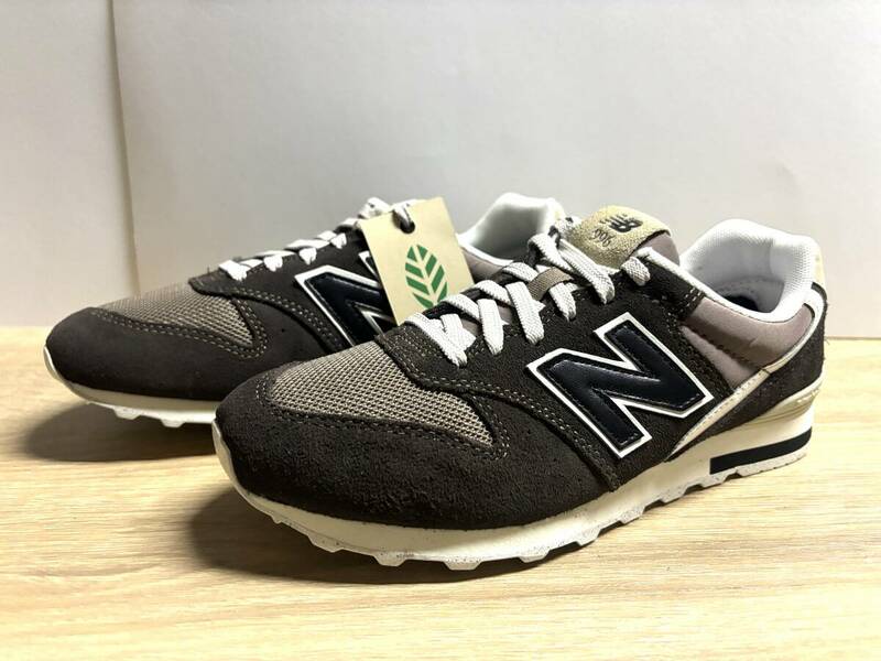 未使用 23.5cm D ニューバランス WL996CM2 ブラウン new balance