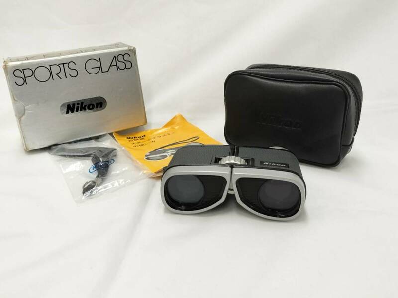 Nikon SPORTS GLASS ×3 双眼鏡 日本製 ニコン スポーツグラス ３倍　現状品