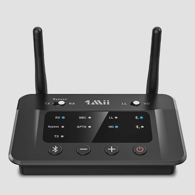送料無料★1Mii Bluetooth トランスミッター 5.0 オーディオ レシーバー 送受信機 テレビ アンプ バイパス
