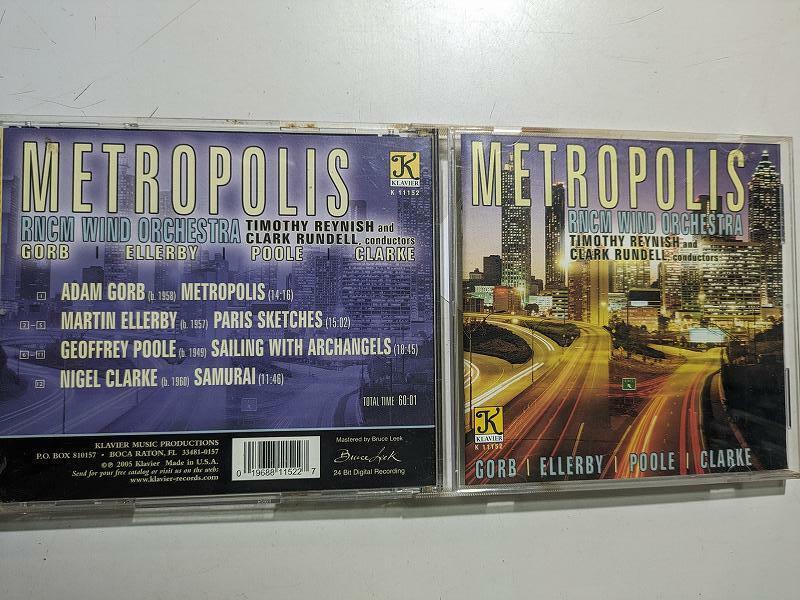 【CD】 メトロポリス Metropolis / ティモシー・レイニッシュ クラーク・ランデル他