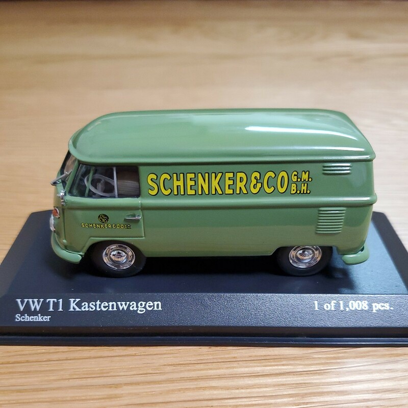 1/43 ミニチャンプス MINICHAMPS ミニカー/Volkswagen T1 Kastenwagen 1966 Schenker/フォルクスワーゲン T1 カステンワーゲン シェンカー