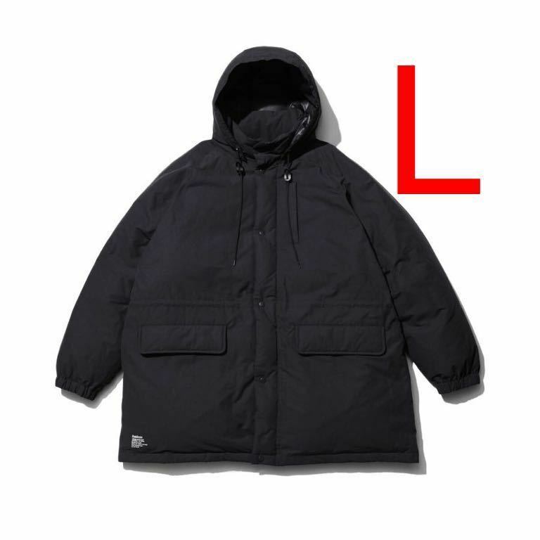 【L】22AW FreshService LONG HOODED DOWN COAT ダウンジャケット ブラック
