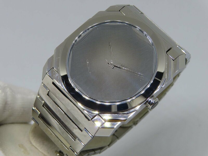 【美品】ブルガリ オクト フィニッシモ　妹島和世限定モデル 世界限定360本 103710 メンズ腕時計