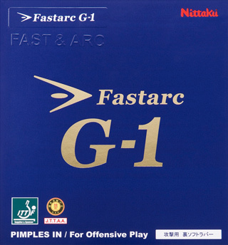 [卓球]Fastarc G-1(ファスターク) 　赤・厚 　Nittaku(ニッタク)