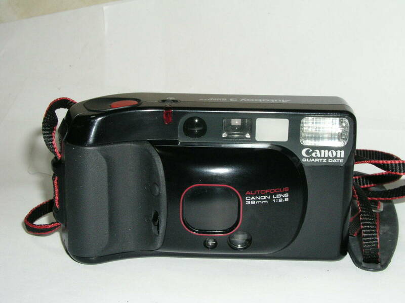 5847●● Canon Autoboy ３ OUARTZ DATE、キャノンオートボーイ３ 38mm/28 単焦点レンズ ●85