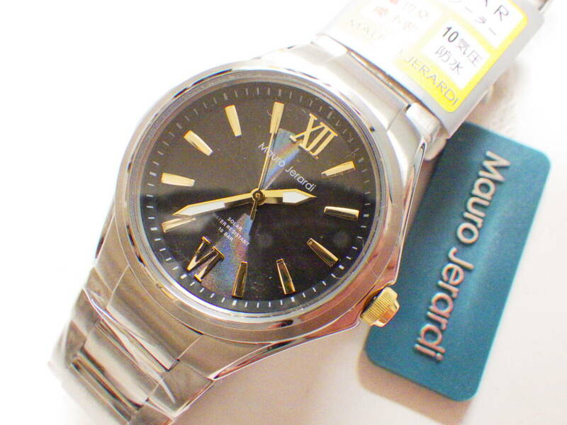 マウロジェラルディ チタン製 ソーラーメンズ腕時計 MJ039-1 #970