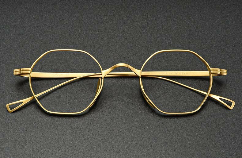 フルリム 金属 チタン 眼鏡フレーム 伊達メガネ レンズ交換可能 男女兼用