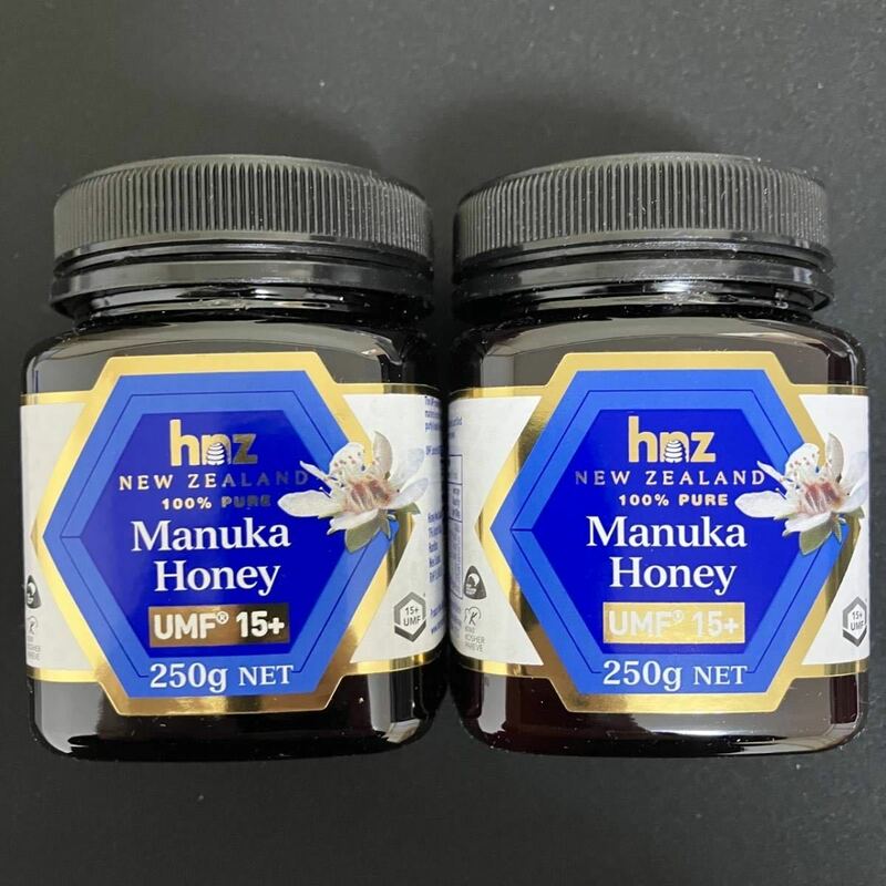 2個セット Honey New Zealand UMF15+ マヌカハニー 250g モノフローラル 国内正規品 UMF協会認定